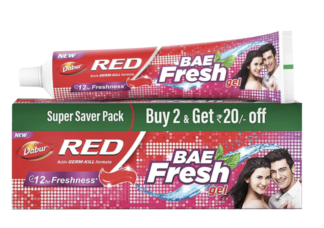 Dabur Red Bae Fresh Gel (Pack Of 2) - 150g x 2