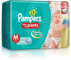 Baby Diaper Pants (M – 60 pcs)